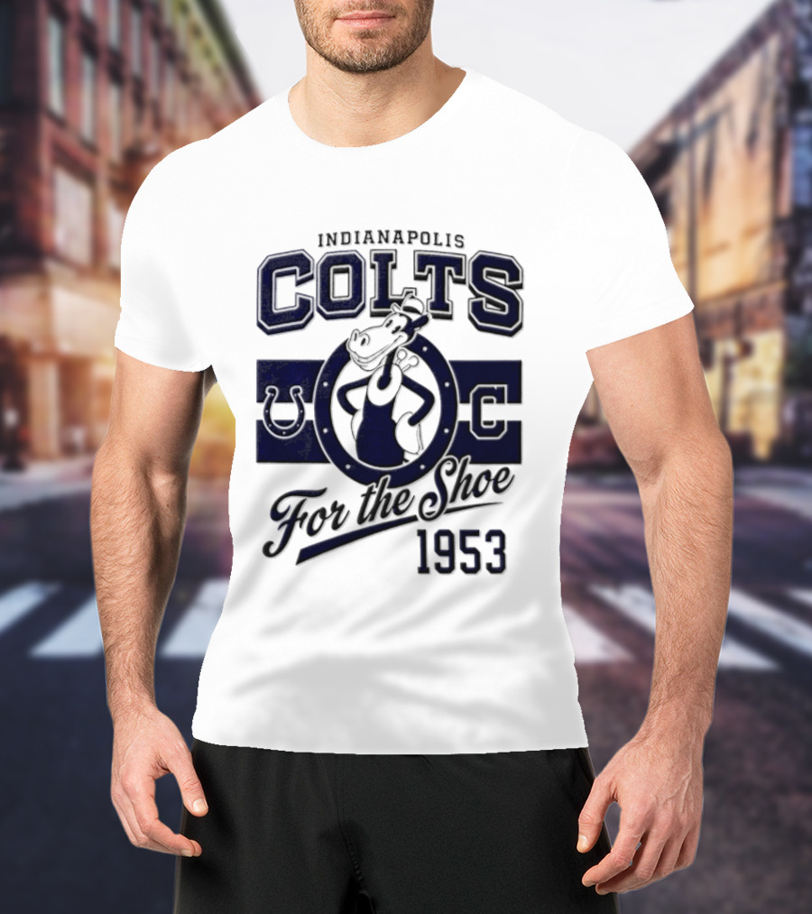 Indianapolis Colts Goofy 1953 For The Shoe T-Shirt