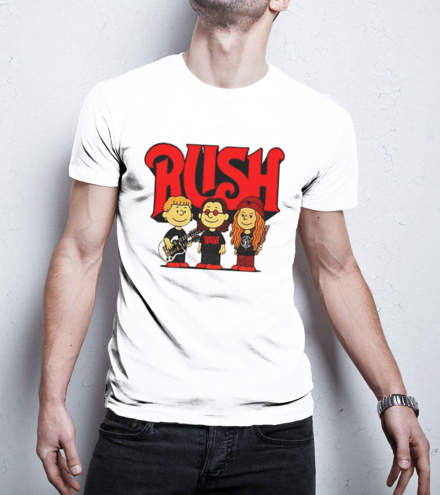 RUSH Band With Anika Nilles Classic Cartoon Characters T-Shirt