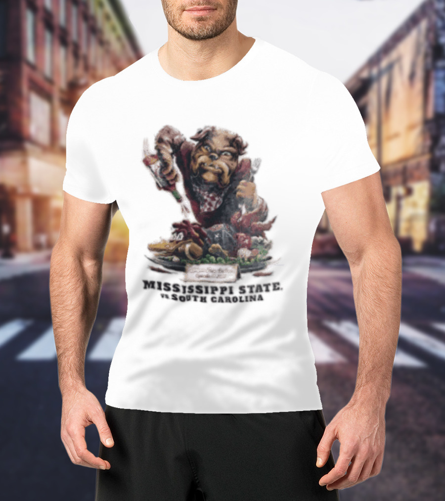 Williams Price Stadium September 19 2026 Mississippi State Vs South Carolina Bulldog T-Shirt