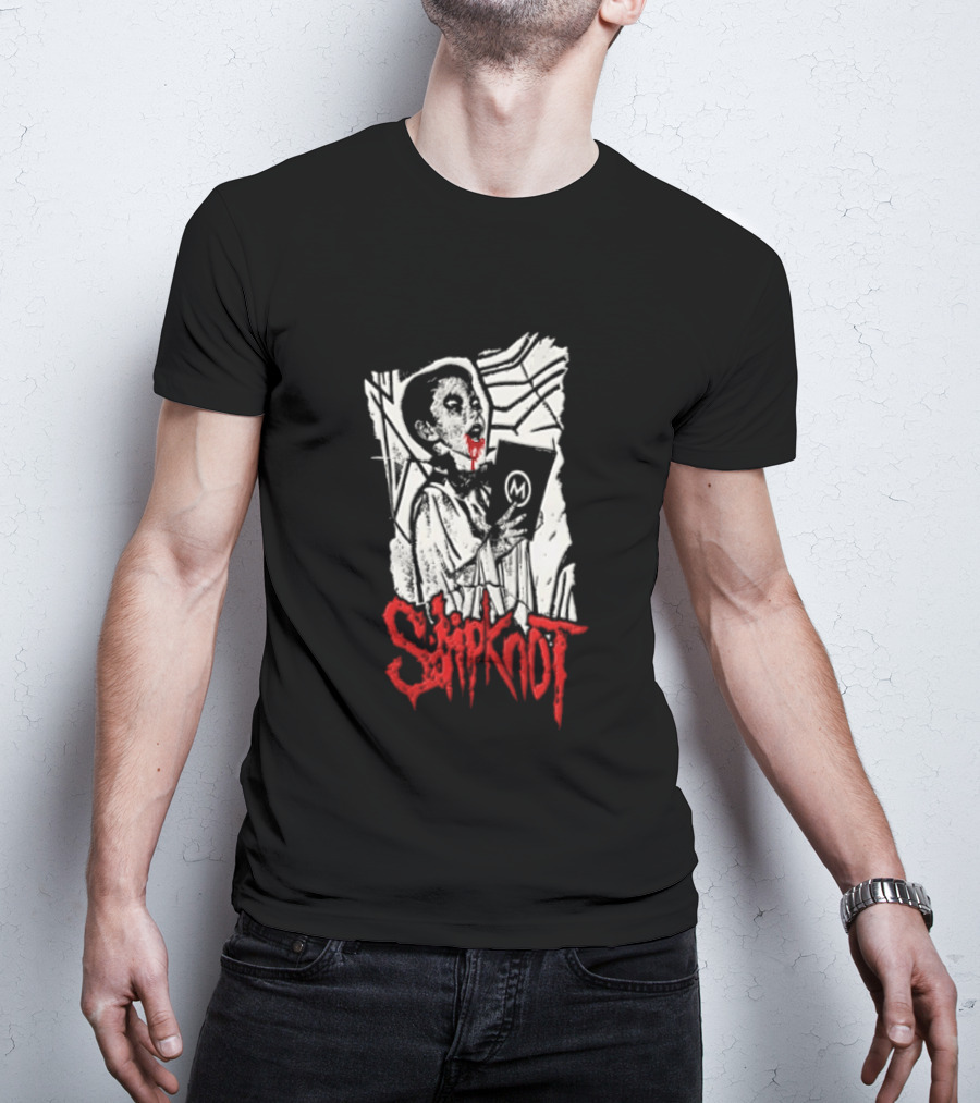 Slipknot Bloody Vampire Choir Horror Holding M Book T-Shirt