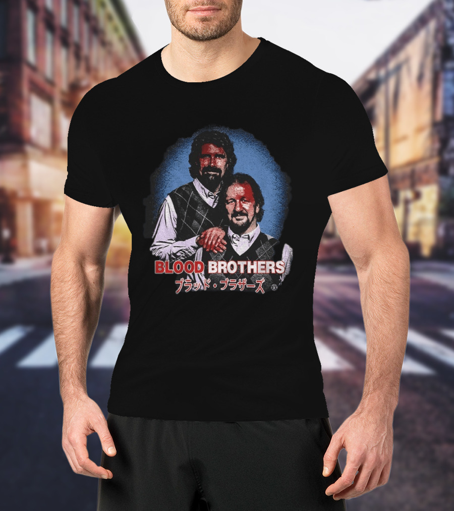 Mick Foley Terry Funk Blood Brothers T-Shirt