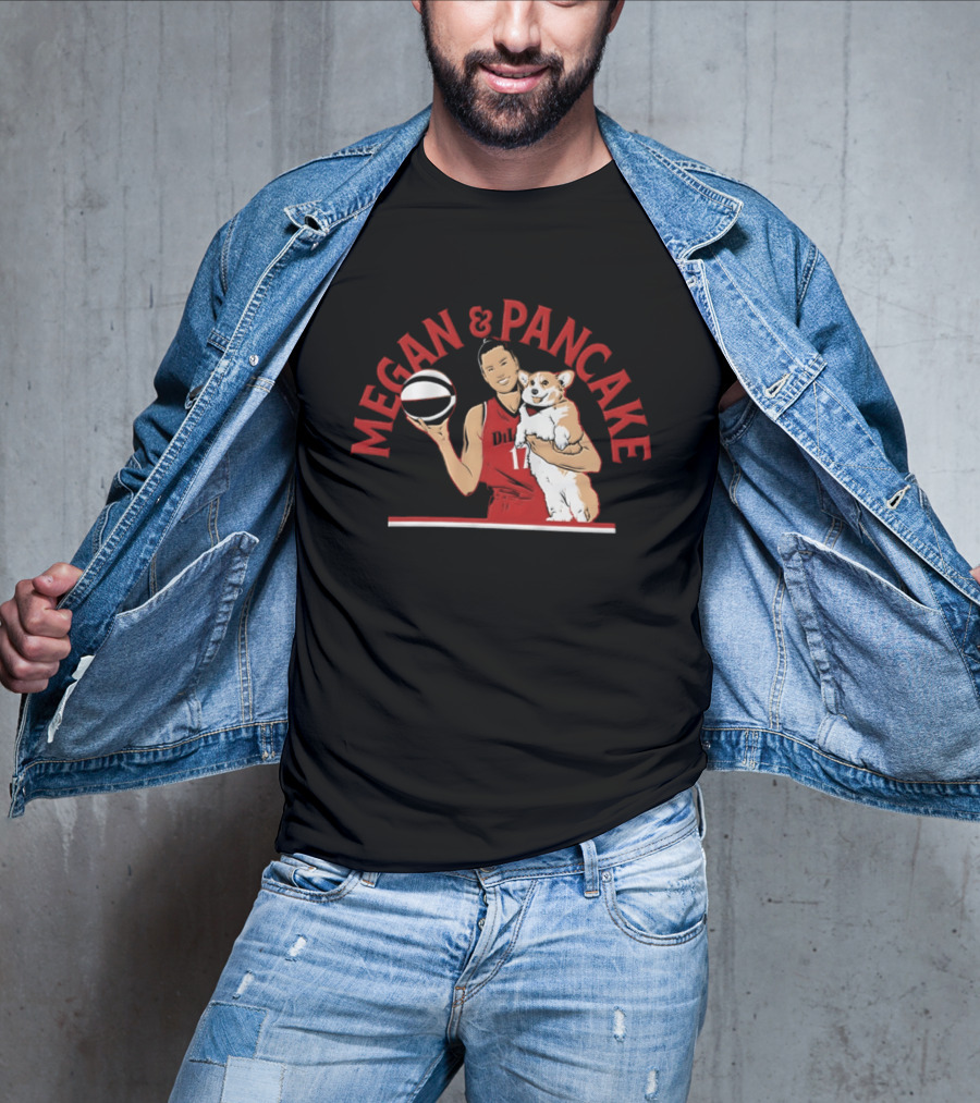 Megan & Pancake DiLeo Portland Player WNBA T-Shirt
