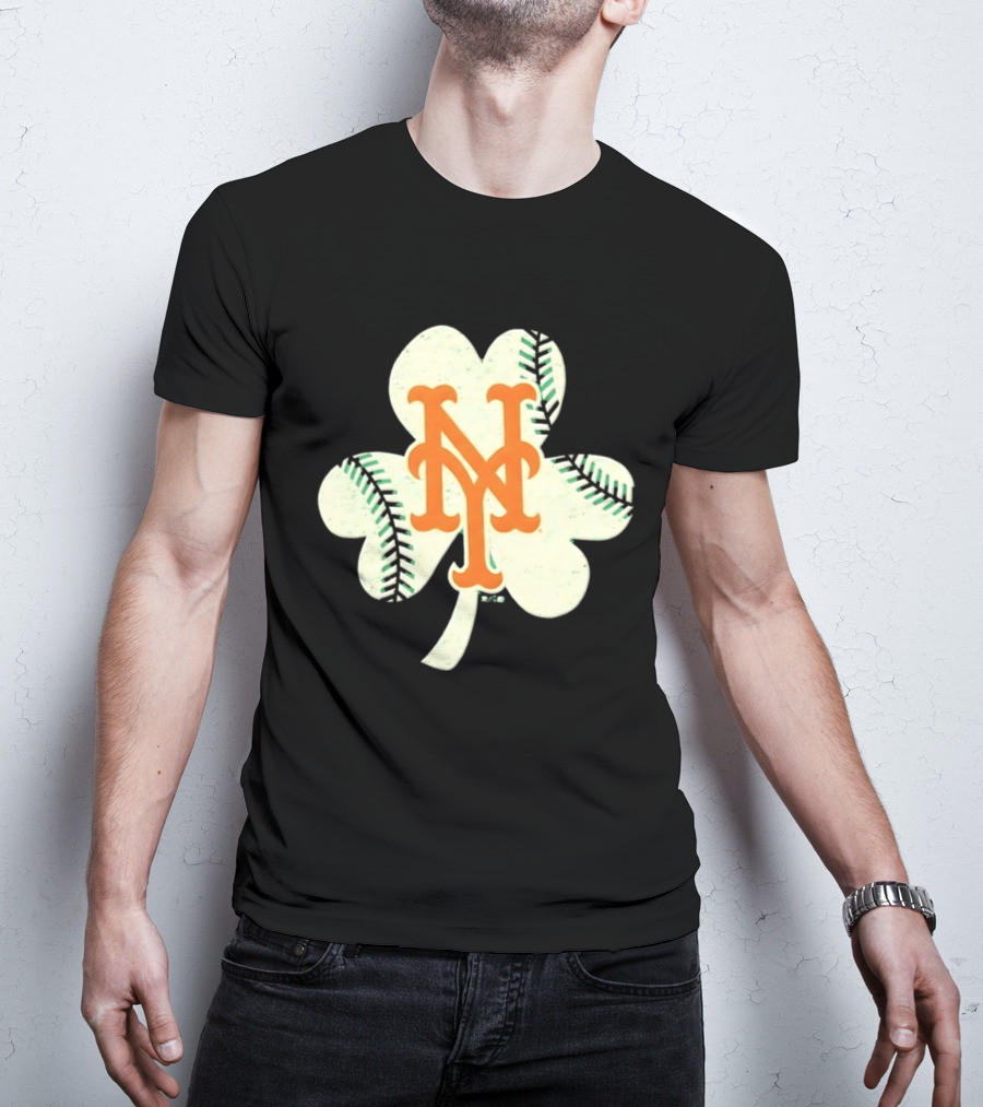 New York Mets Irish Shamrock Baseball 2026 T-Shirt