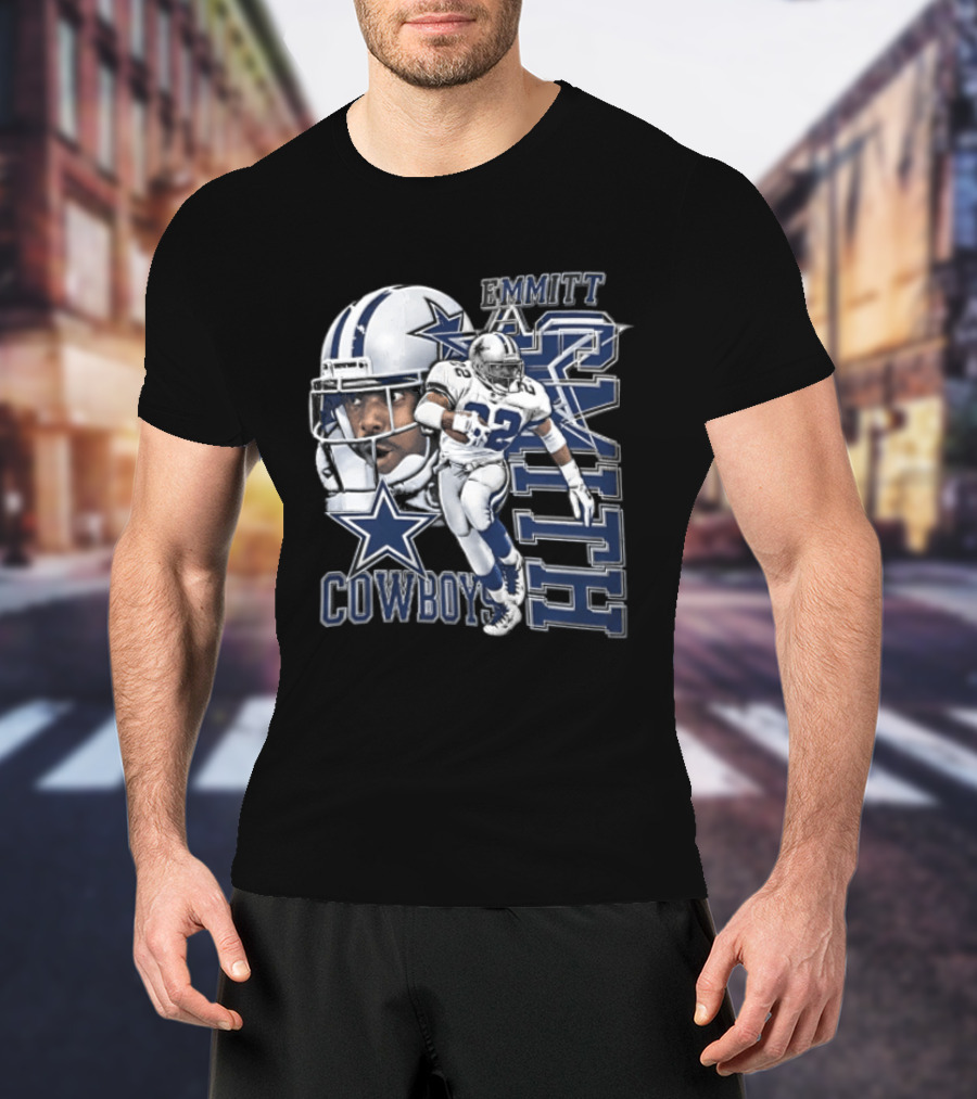 Cowboys Emmitt Smith 22 Iconic Football Legend T-Shirt