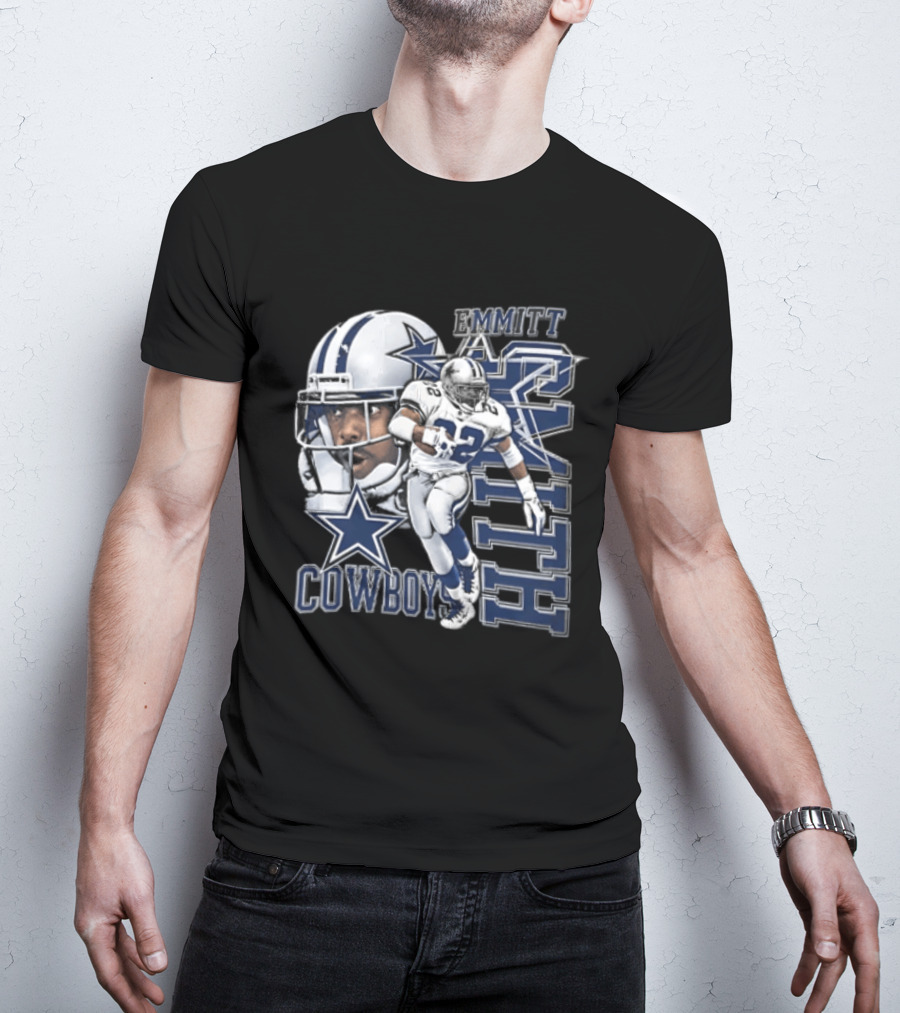Cowboys Emmitt Smith 22 Iconic Football Legend T-Shirt