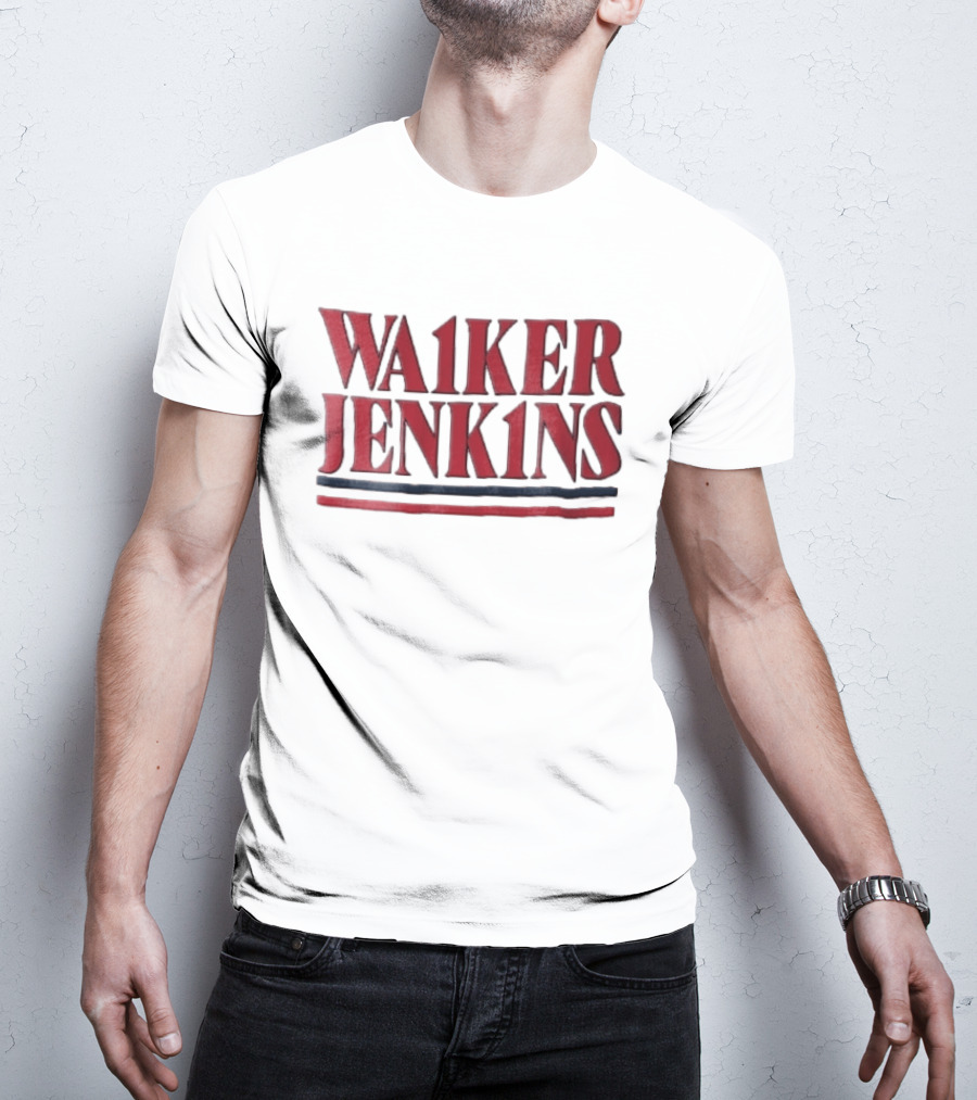 Walker Jenkins WA1KER JENK1NS Red Navy Blue Stripes T-Shirt
