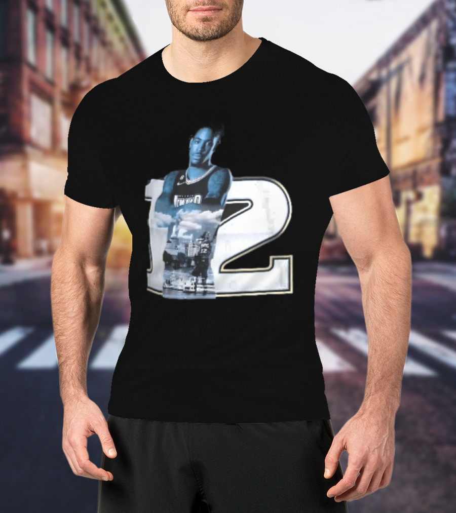 Essentials Ja Morant Black Memphis Grizzlies Player Number 12 T-Shirt