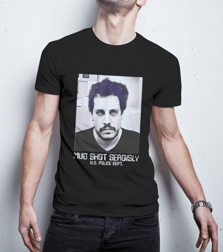Shot Seriously N.O. Police Dept. Viral Pop Culture T-Shirt