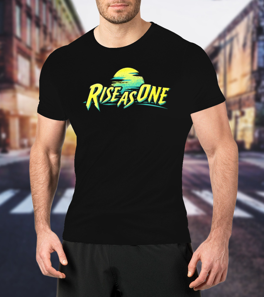 Nicholas Daley Carhartt WIP Rise As One Sun Wave Yellow Neon T-Shirt