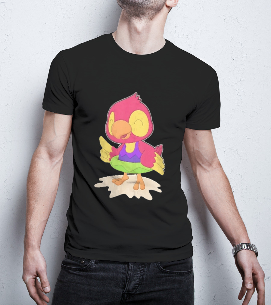 Parrot Inflatable Float Summer Fun Bird T-Shirt