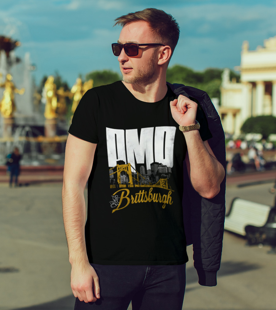 DMO Britt Baker Brittsburgh City Skyline Bridge T-Shirt