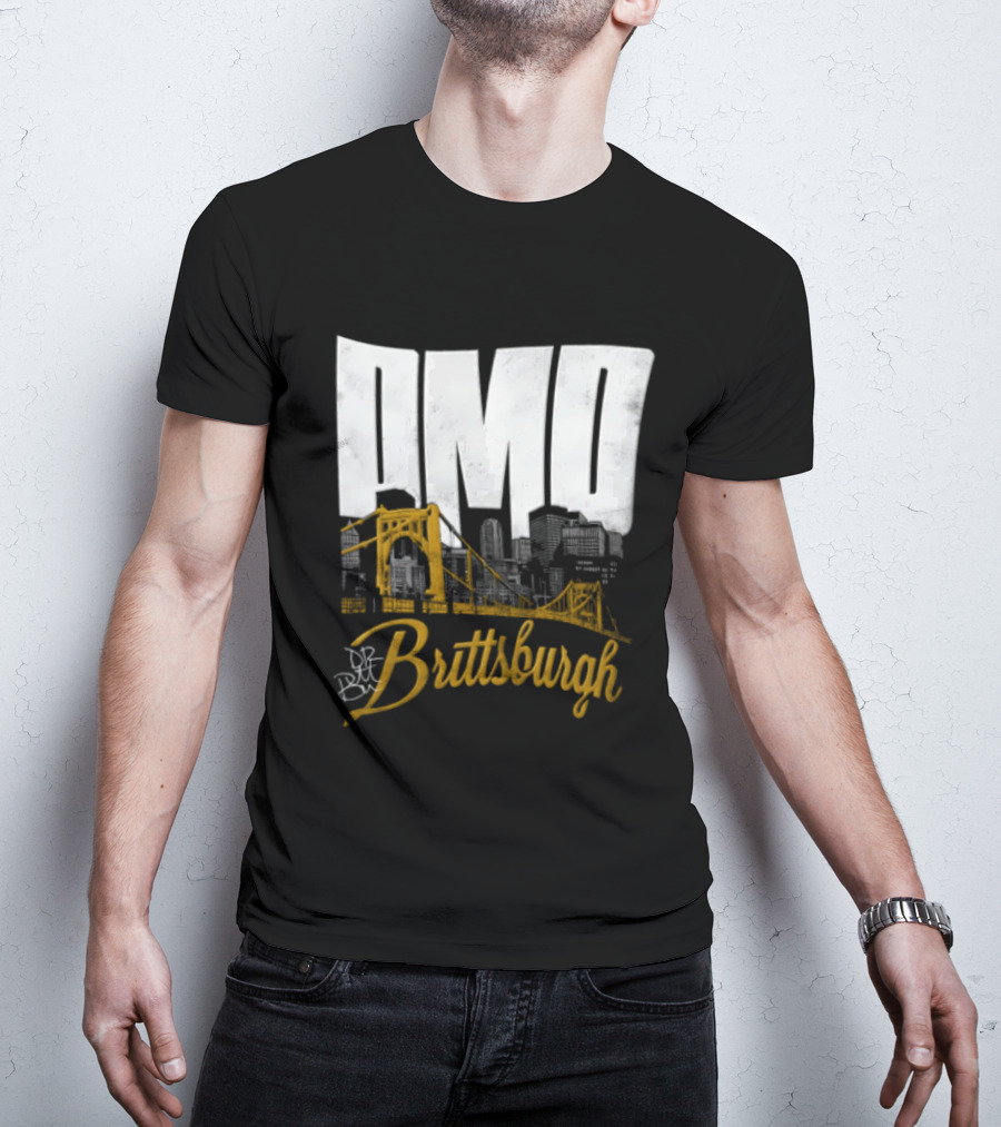 DMO Britt Baker Brittsburgh City Skyline Bridge T-Shirt