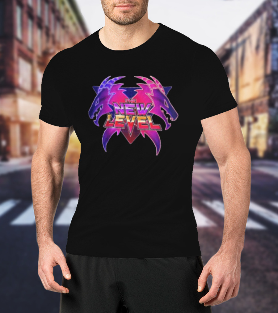 The New Level Dual Dragon Emblem Level Up T-Shirt