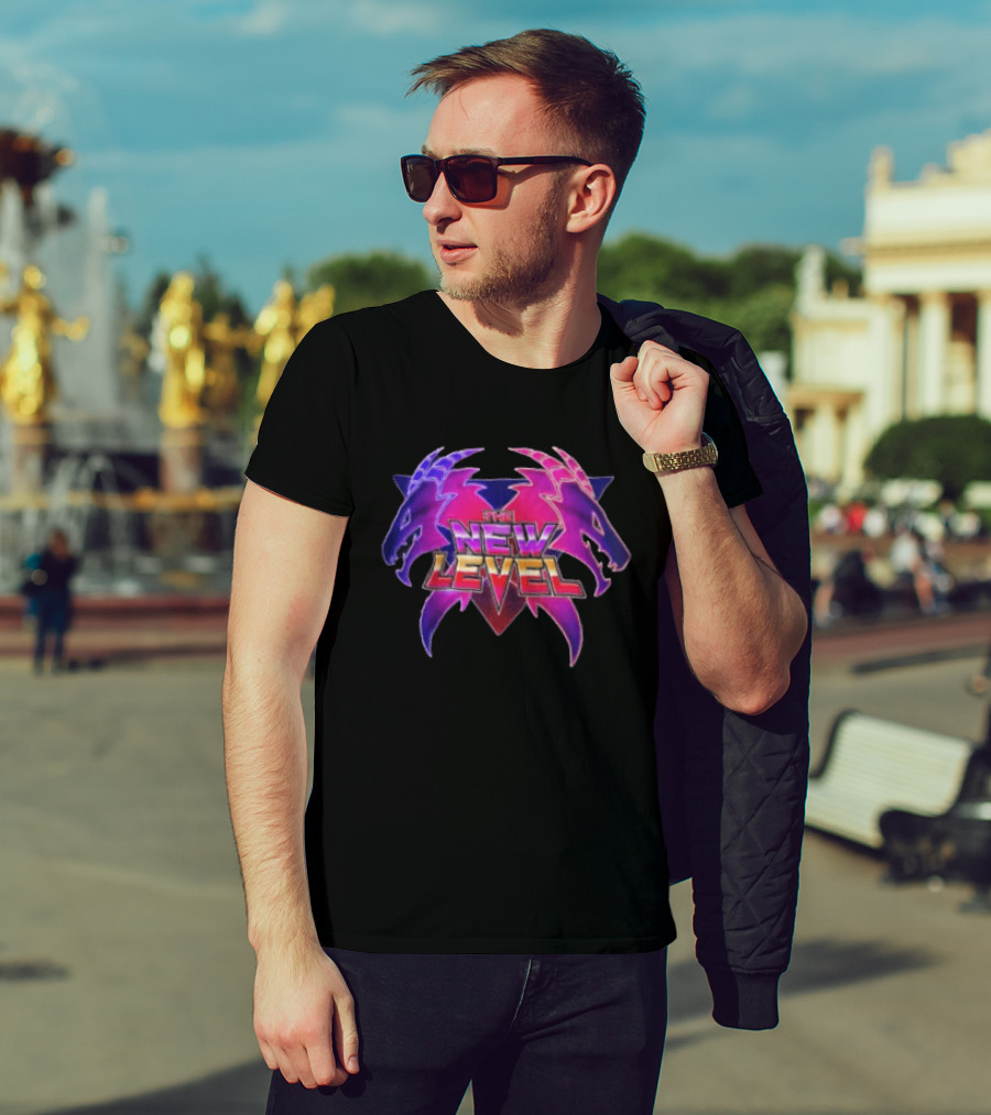 The New Level Dual Dragon Emblem Level Up T-Shirt