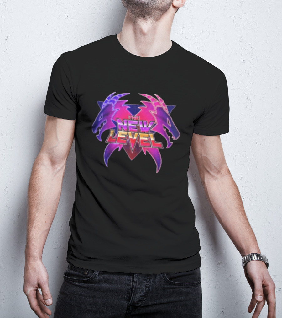 The New Level Dual Dragon Emblem Level Up T-Shirt