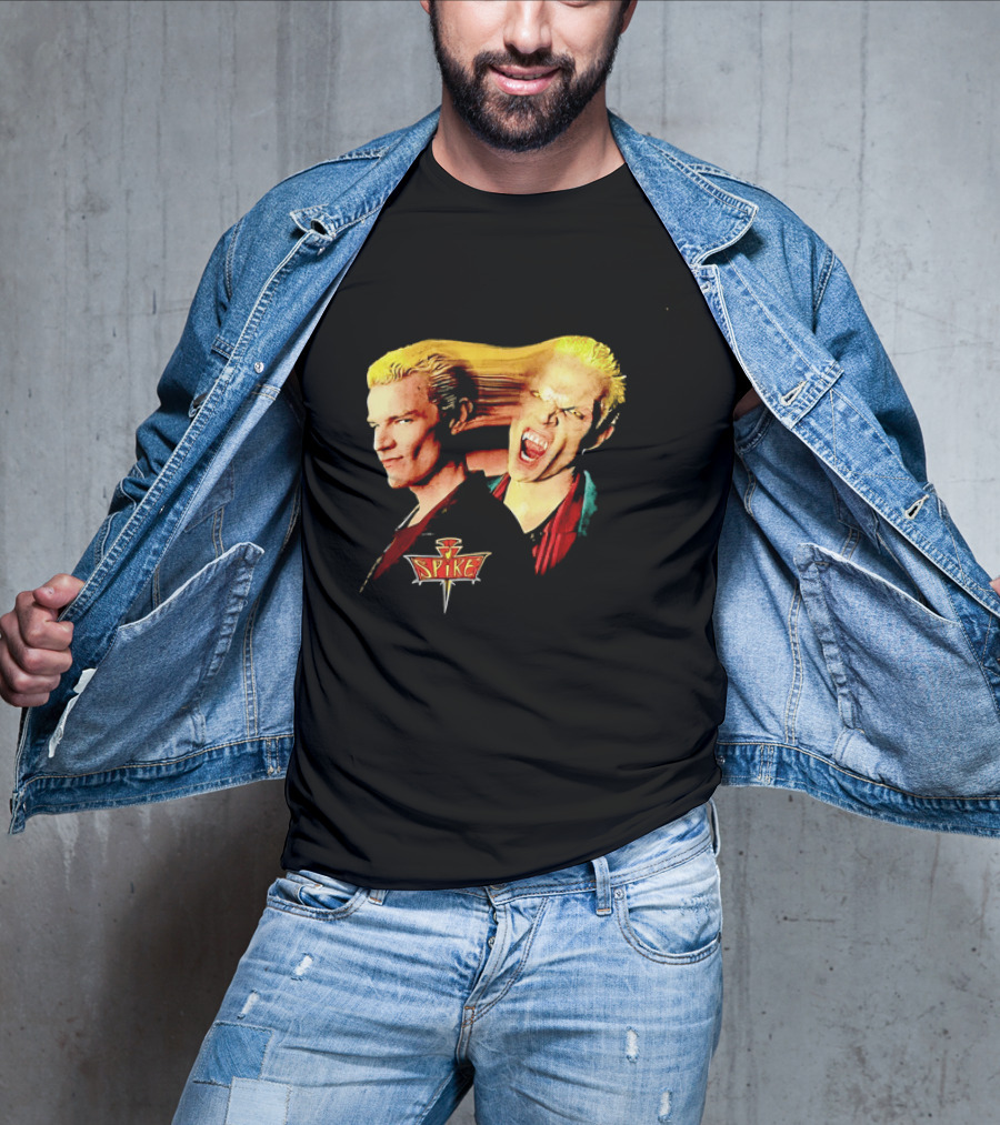 Spike Buffy The Vampire Slayer Movie Iconic Blond Vampire Characterística T-Shirt