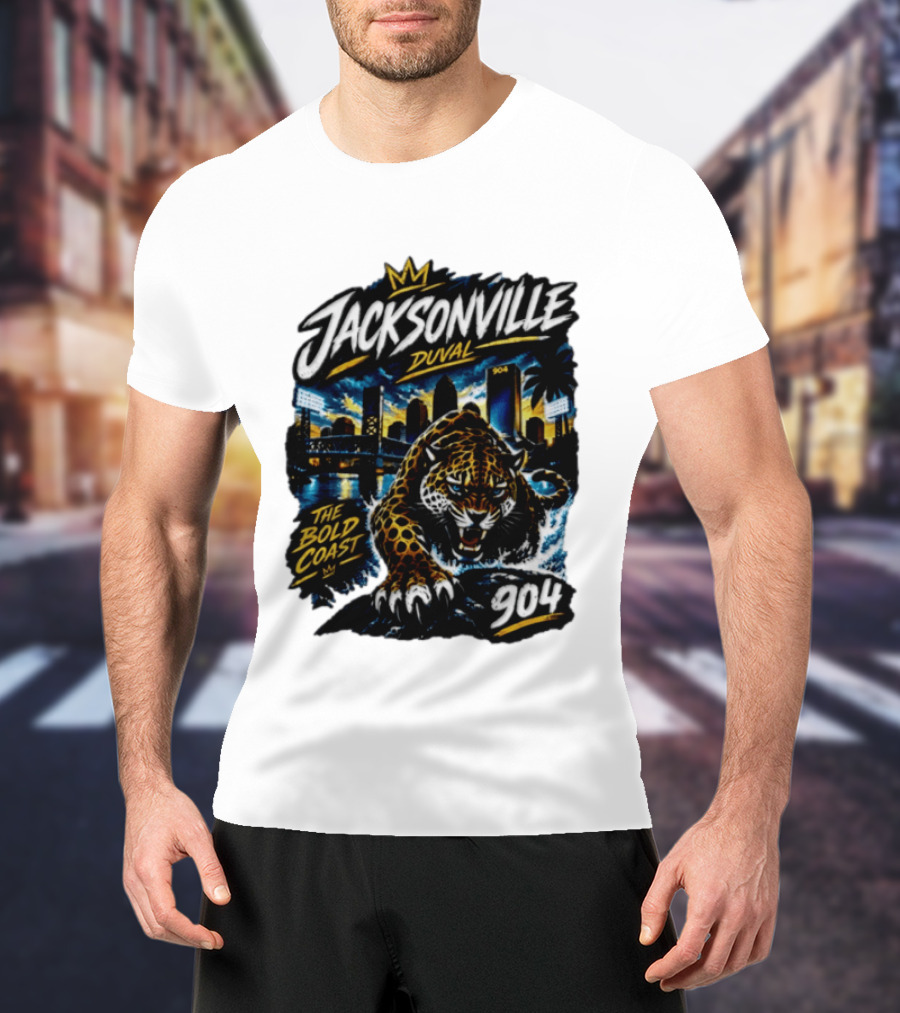 Jacksonville Duval 904 The Bold Coast T-Shirt
