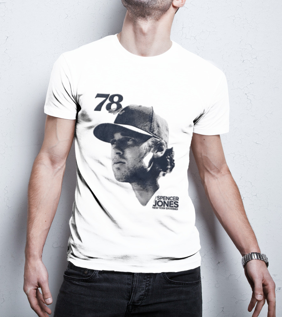 Spencer Jones No 78 New York Yankees MLB Lineage Series T-Shirt