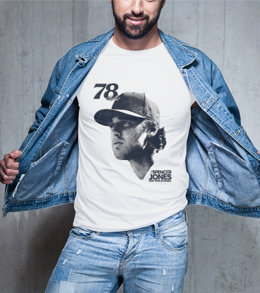 Spencer Jones No 78 New York Yankees MLB Lineage Series T-Shirt