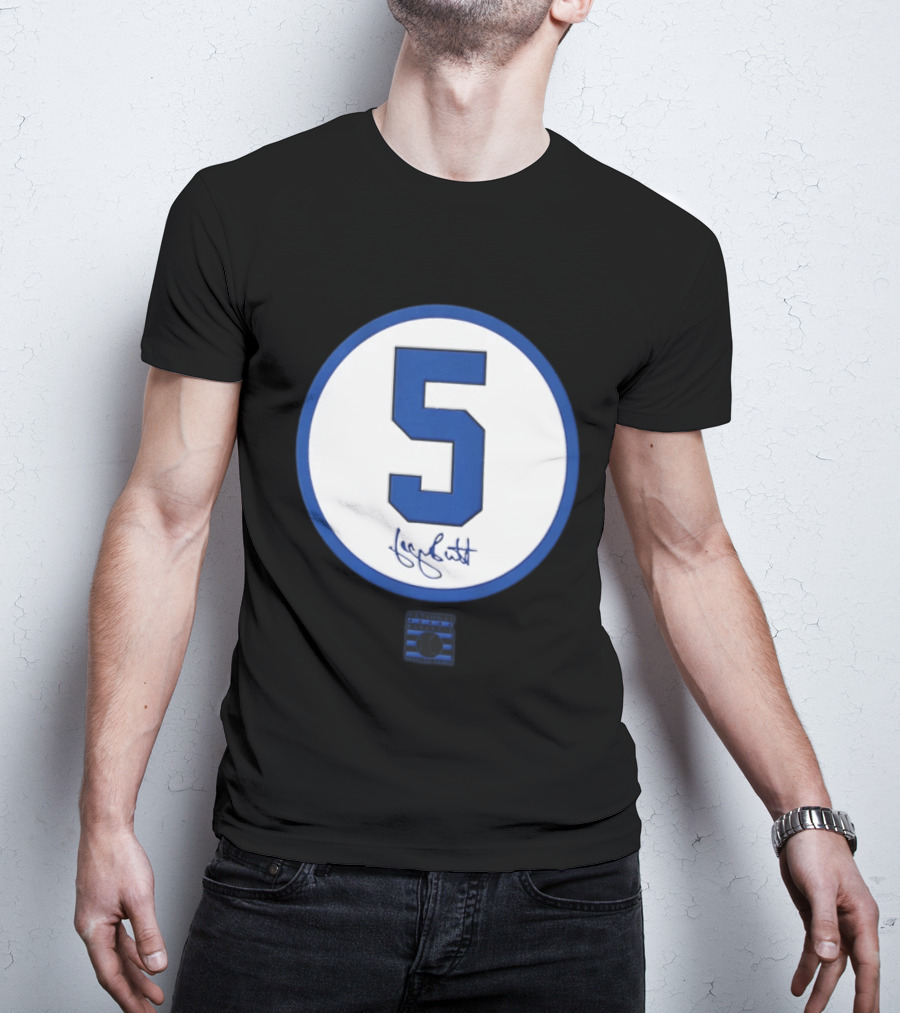 George Brett Number 5 Kansas City Royals MLB Signature Edition T-Shirt