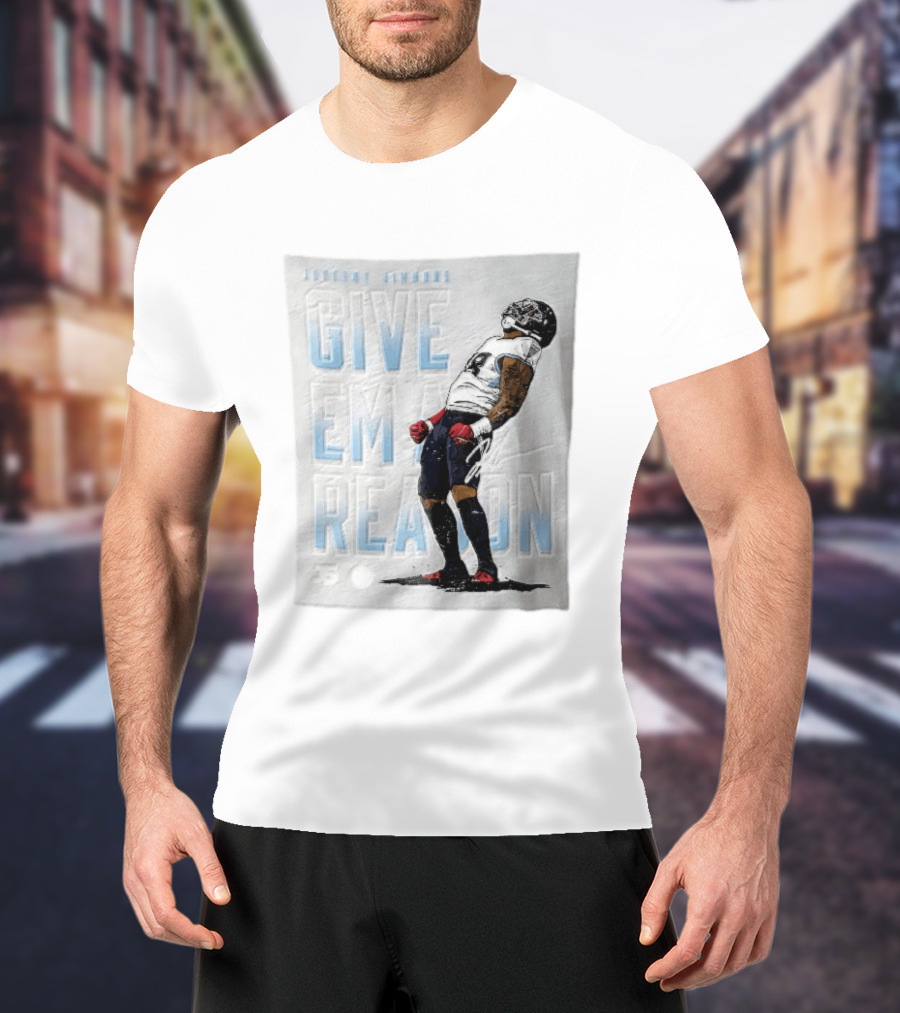 Tennessee Titans Give Em A Reason Jeffery Simmons 98 Flexing T-Shirt