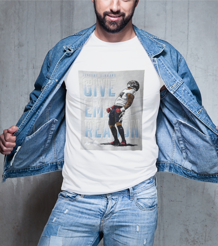Tennessee Titans Give Em A Reason Jeffery Simmons 98 Flexing T-Shirt