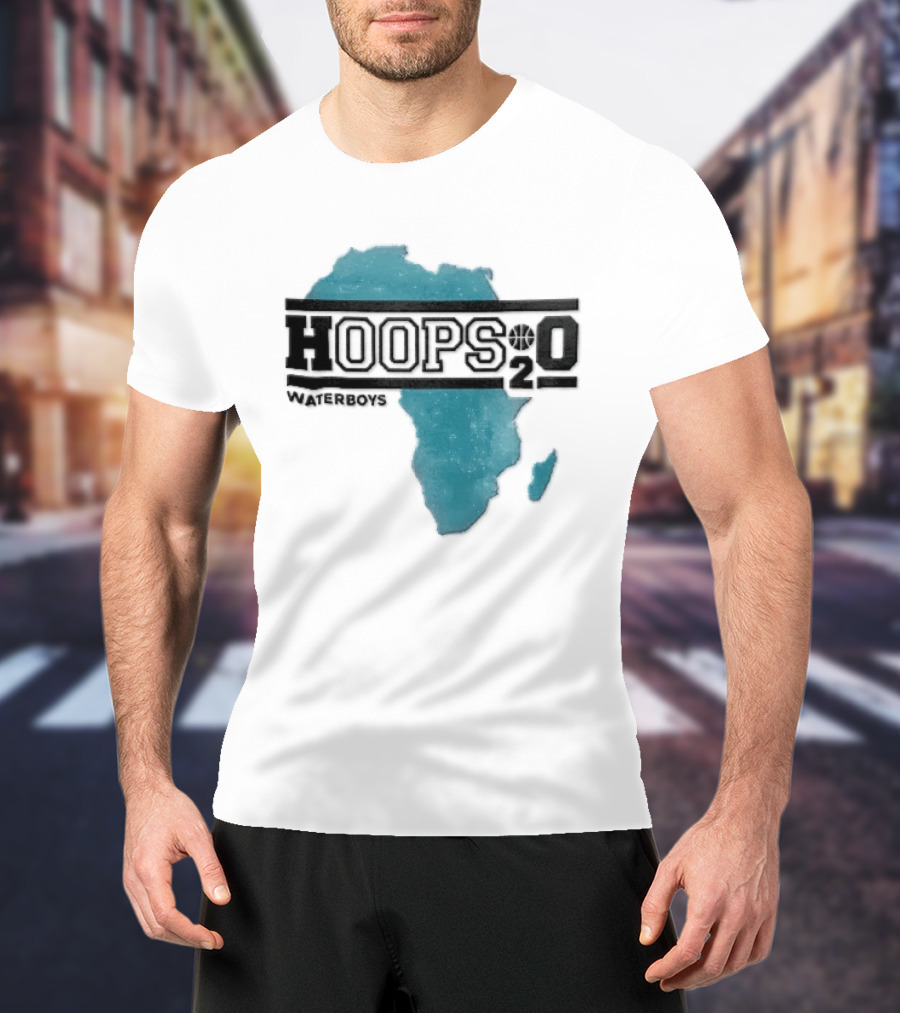 Waterboys Hoops H2o Distressed Africa Continent Map T-Shirt