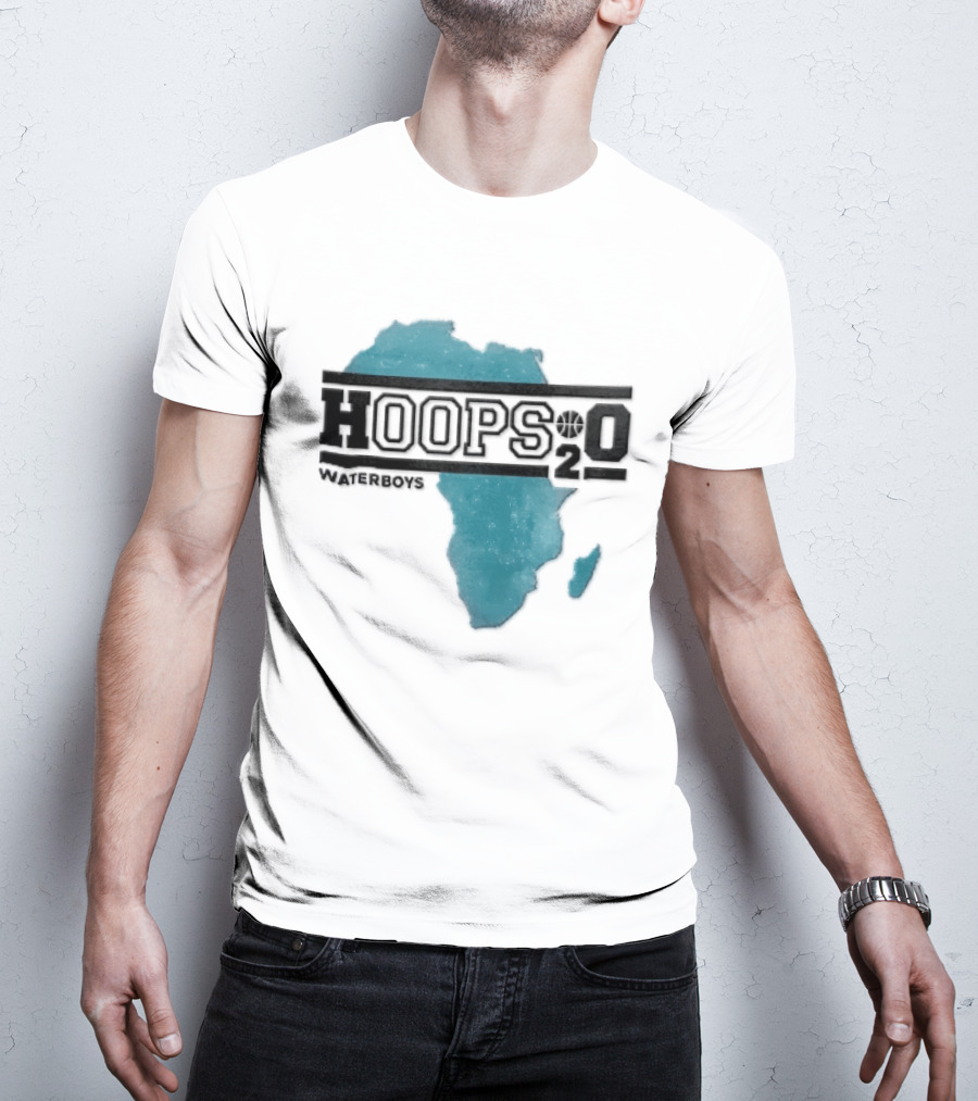 Waterboys Hoops H2o Distressed Africa Continent Map T-Shirt