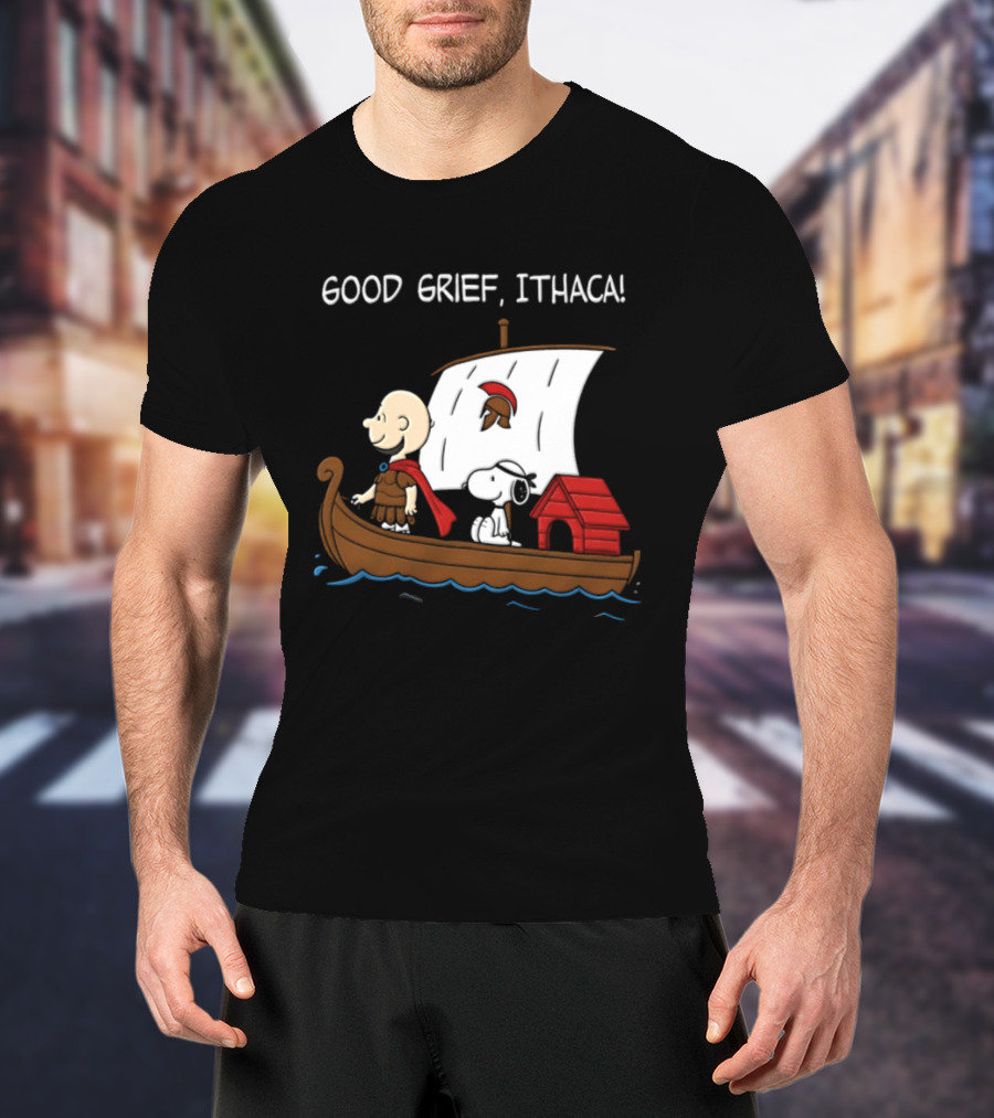 Good Grief Ithaca Charlie Brown Snoopy Peanuts T-Shirt