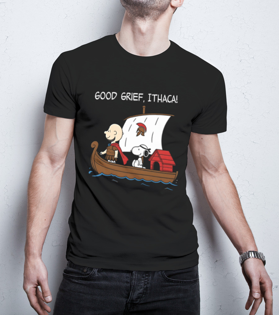 Good Grief Ithaca Charlie Brown Snoopy Peanuts T-Shirt