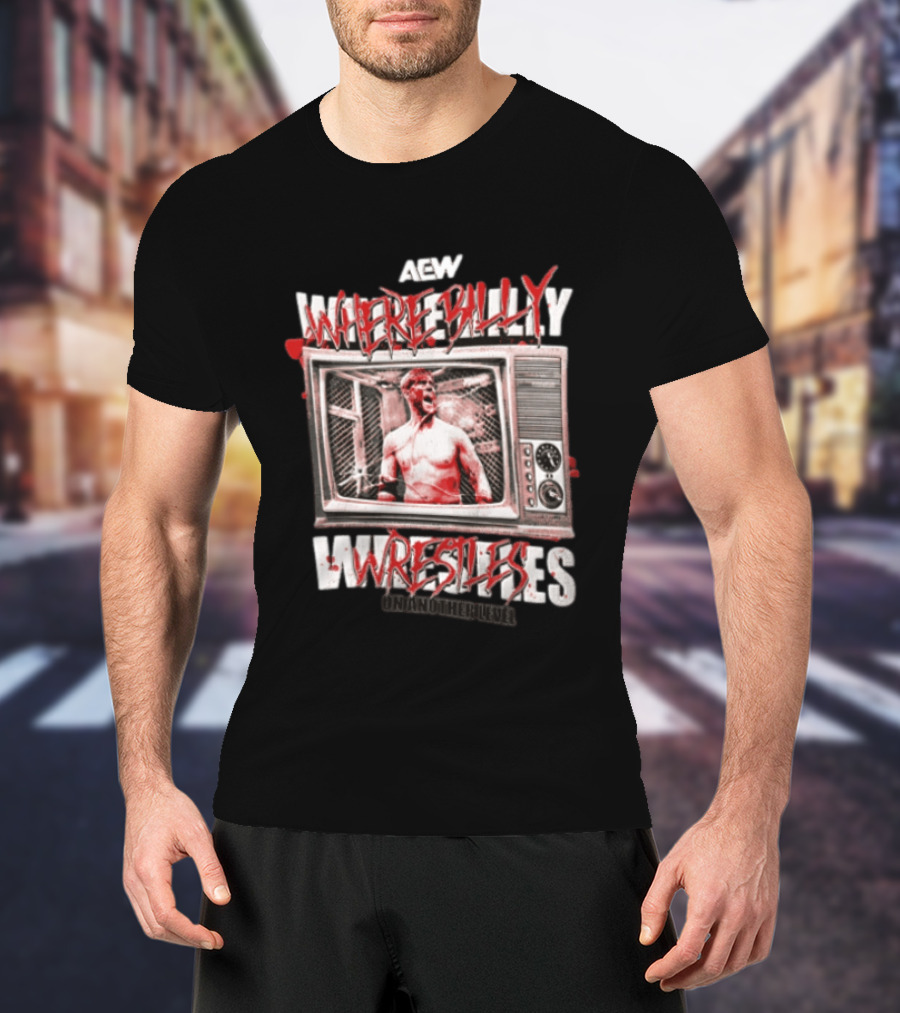 AEW Where Billy Wrestles Onamonhebluvelv T-Shirt