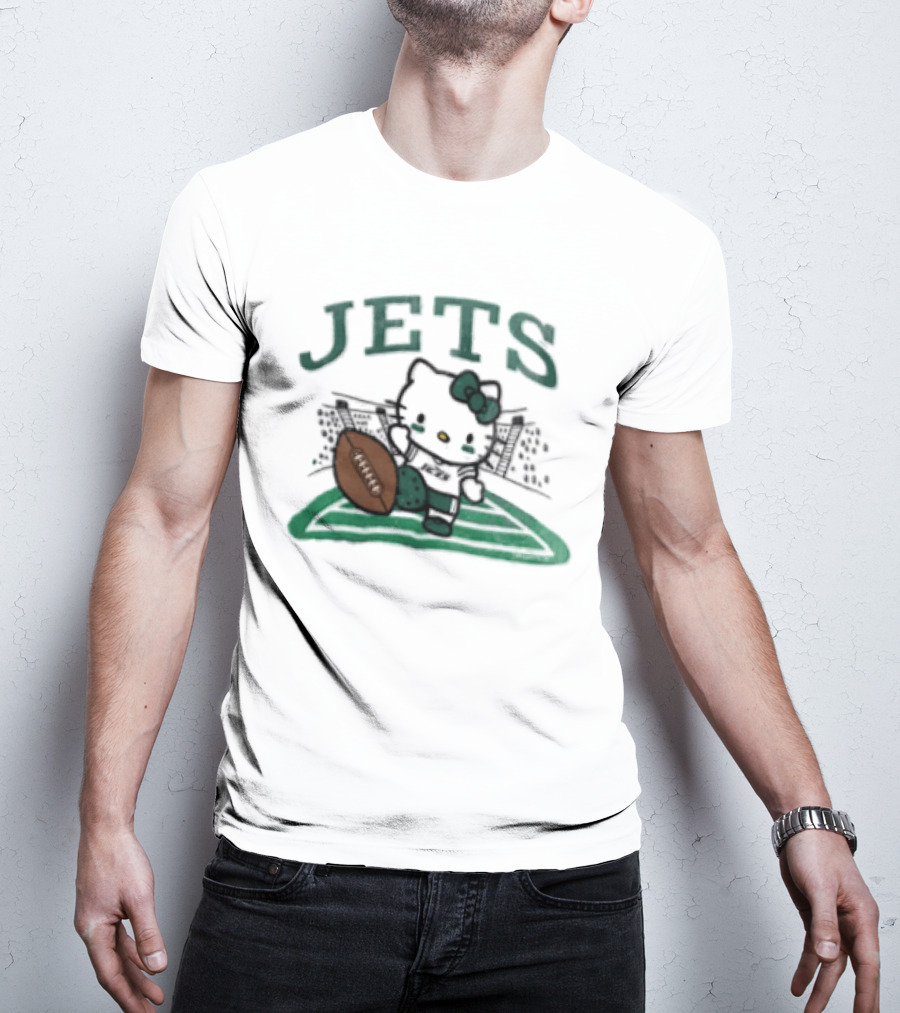 Hello Kitty Jets Football T-Shirt