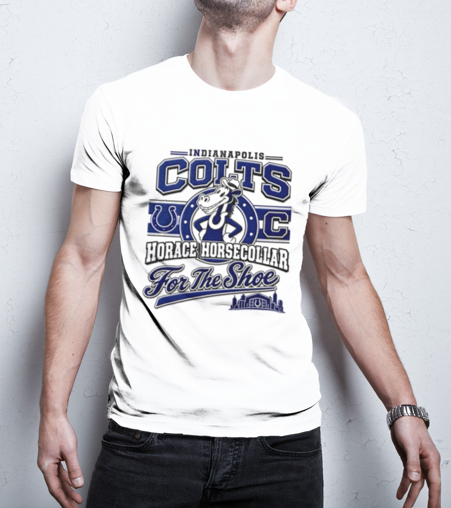 Indianapolis Colts Horace Horsecollar Mascot For The Shoe T-Shirt