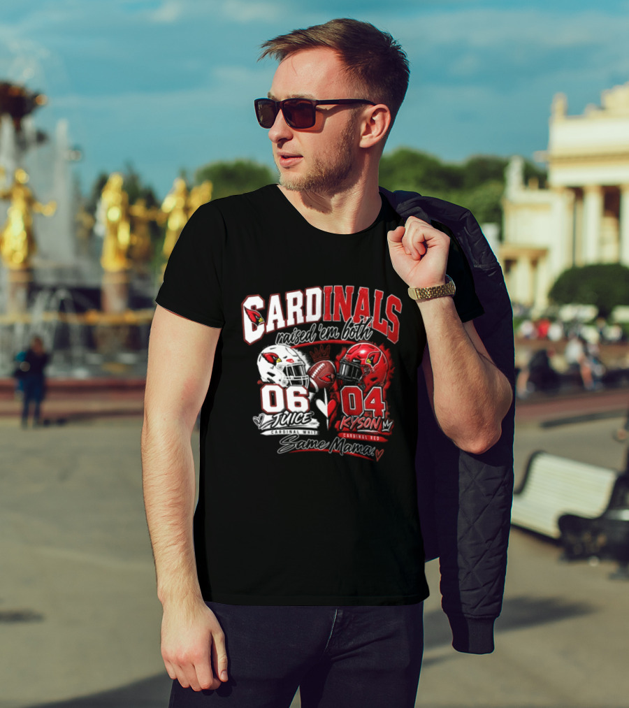 Cardinals Raised 'em Both 06 White Juice Vs 04 Red Kyson Bax Memx T-Shirt