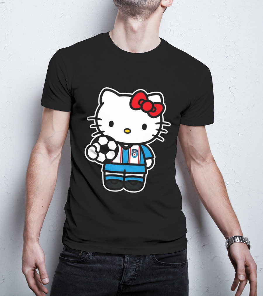 Hello Kitty Chicago Soccer Stars Team Collaboration T-Shirt