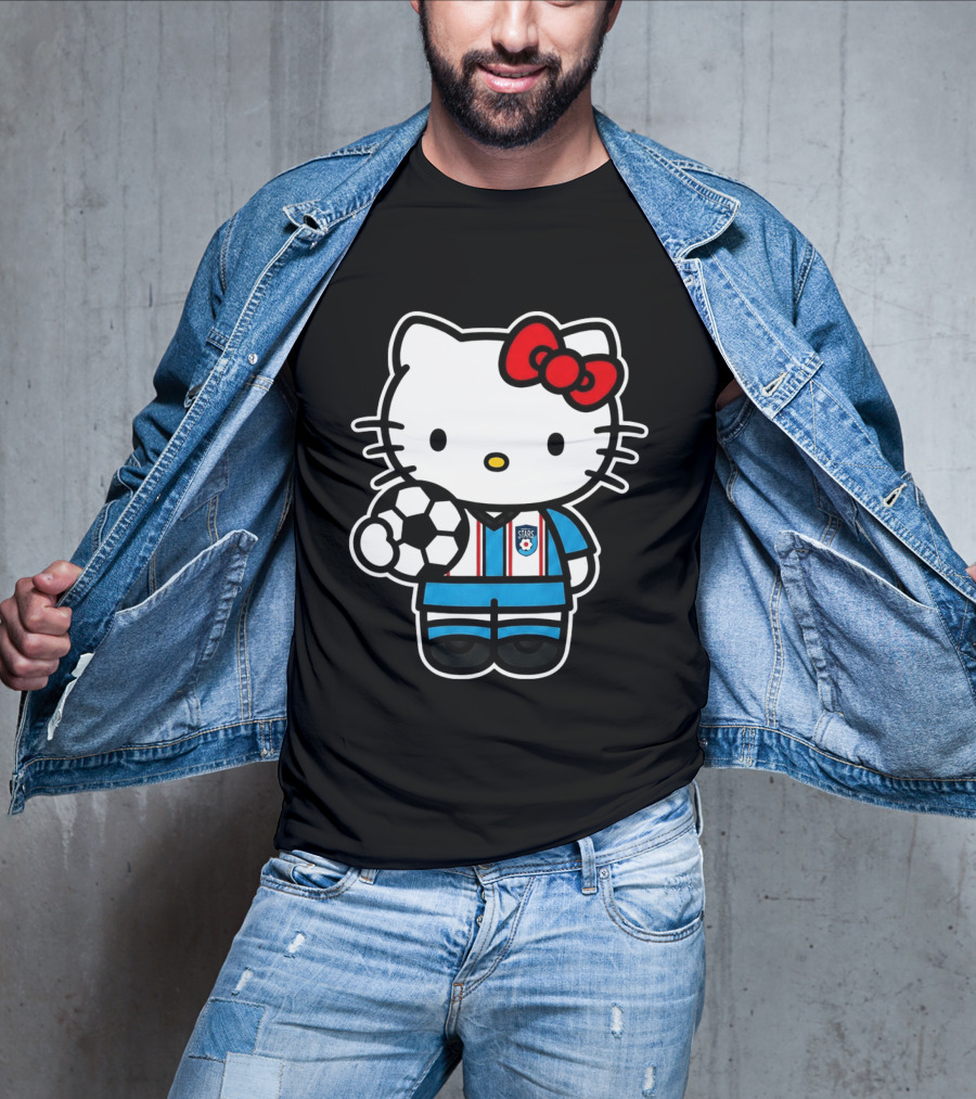 Hello Kitty Chicago Soccer Stars Team Collaboration T-Shirt