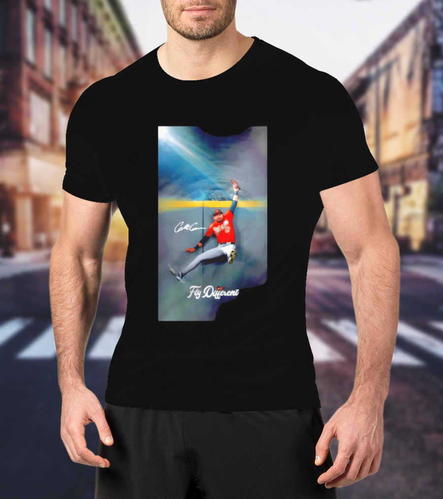 Colton Cowser Fly Different Baltimore Baseball Air Cowser T-Shirt