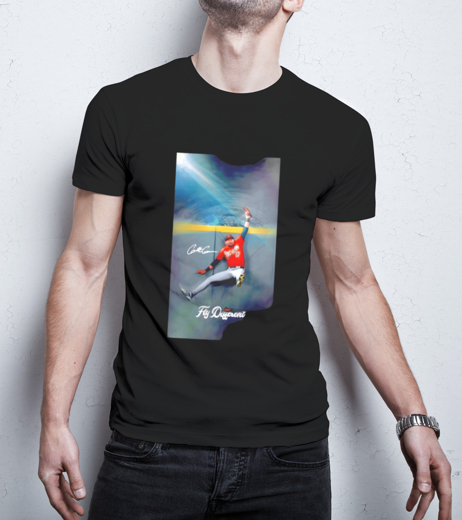 Colton Cowser Fly Different Baltimore Baseball Air Cowser T-Shirt