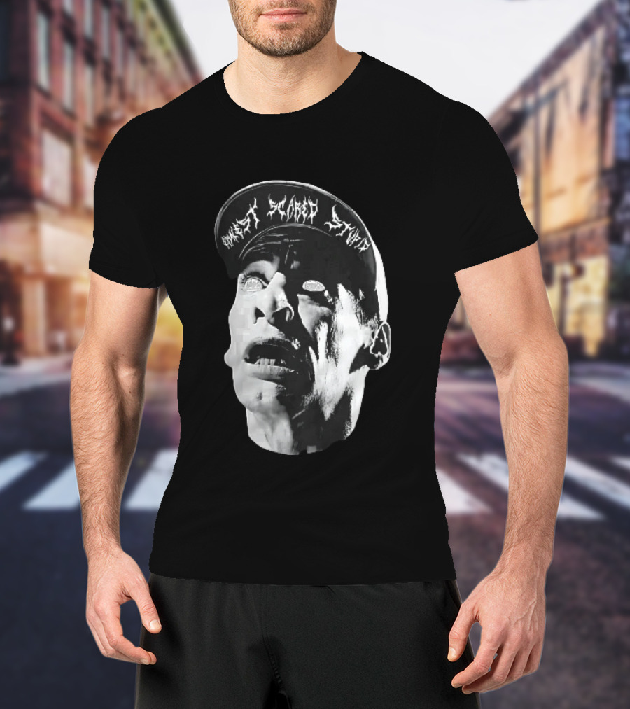 Ernest Scared Stupid Horror Movie Face T-Shirt