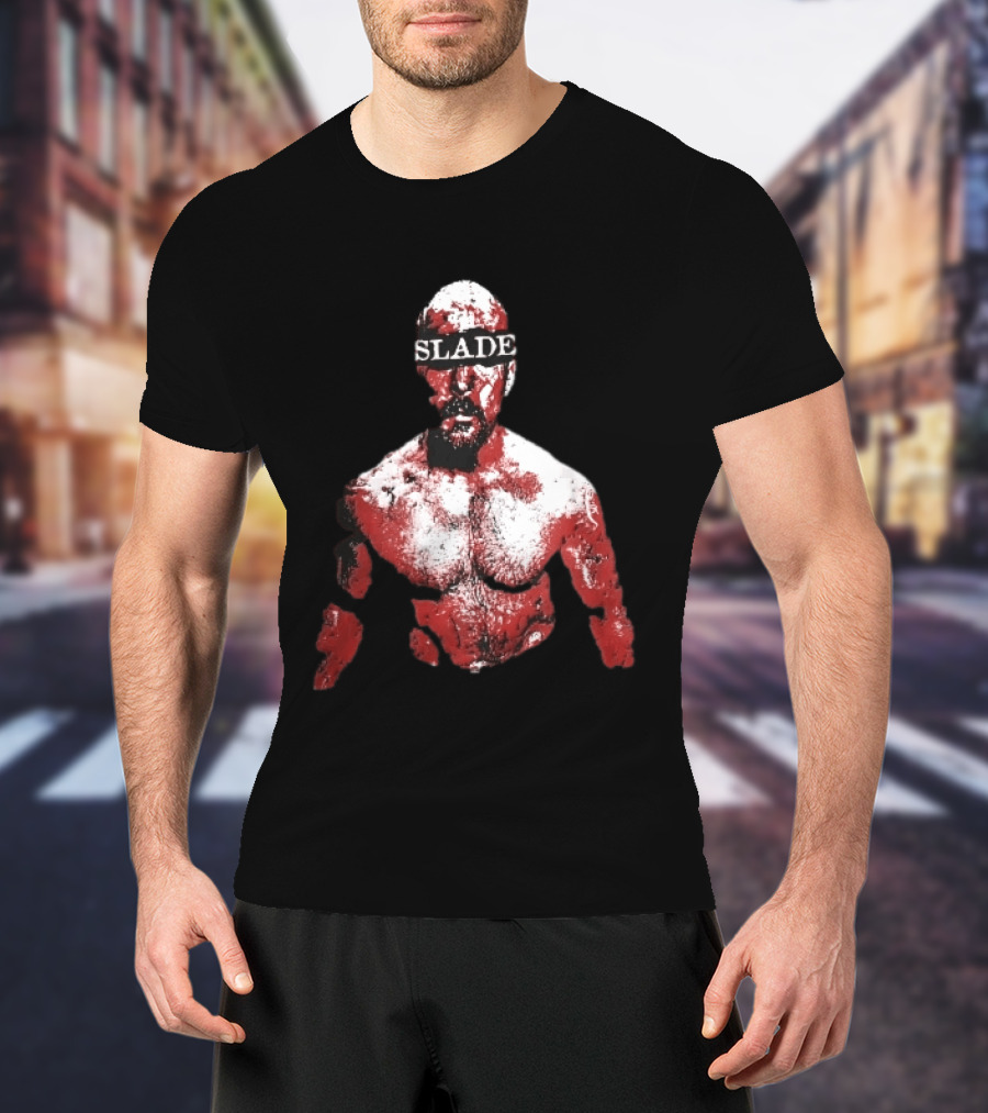 Slade Warrior Bleeding Covered In Blood Bold Headband T-Shirt