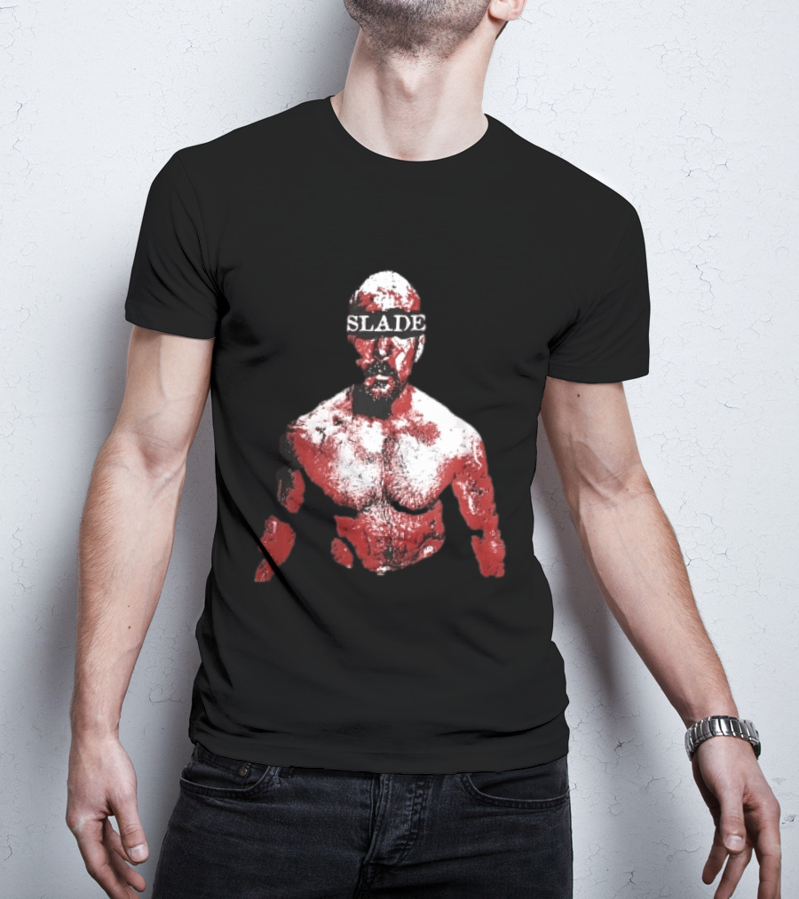 Slade Warrior Bleeding Covered In Blood Bold Headband T-Shirt
