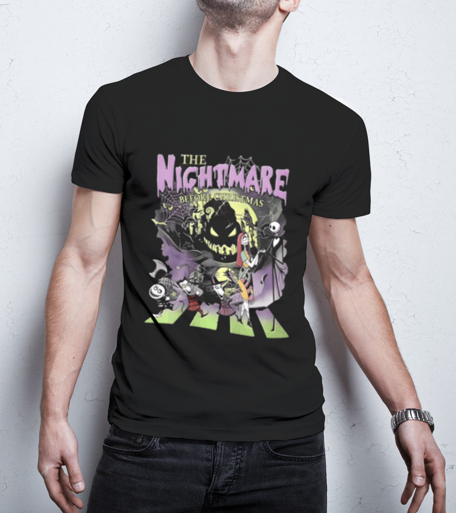 The Nightmare Before Christmas Abbey Road Halloween T-Shirt