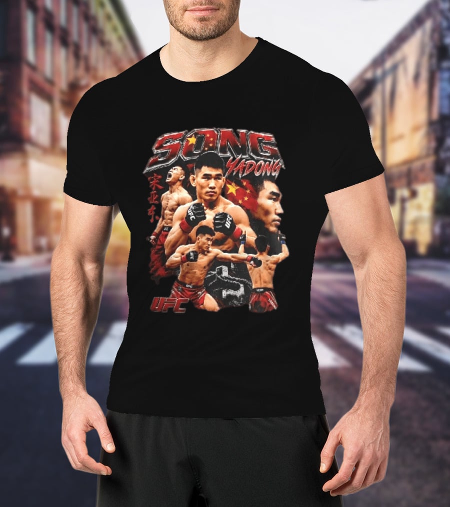 UFC Song Yadong Chinese Martial Arts Fighter Action T-Shirt