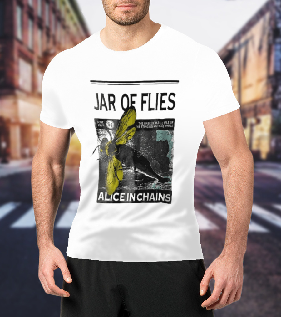 Jar Of Flies Alice In Chains Stinging Mutant Whale Tale June 1994 T-Shirt