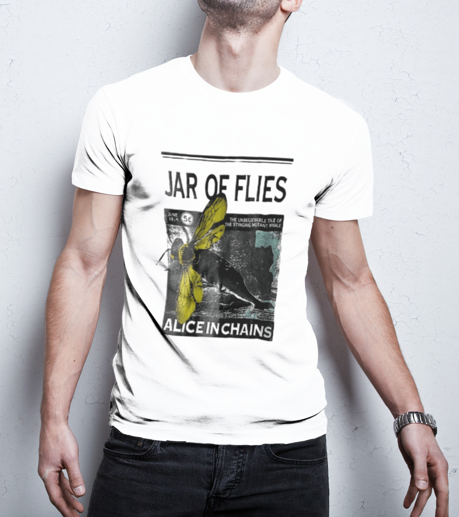 Jar Of Flies Alice In Chains Stinging Mutant Whale Tale June 1994 T-Shirt