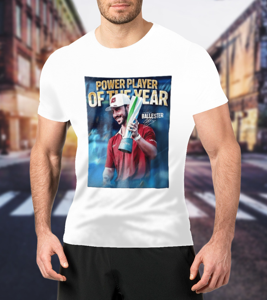 Power Player Of The Year Josele Ballester Champions Trophy Sports Celebration T-Shirt