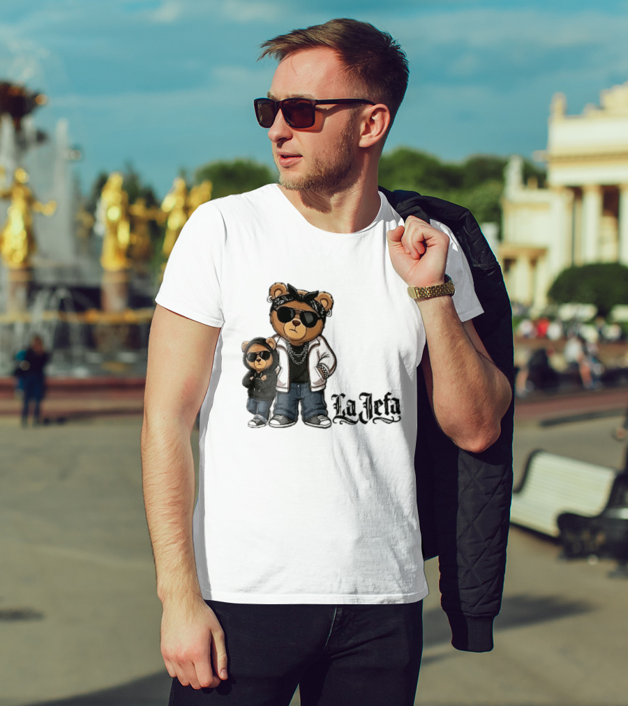 La Jefa Gangster Bears With Bandanas And Sunglasses T-Shirt