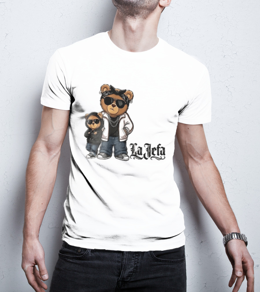 La Jefa Gangster Bears With Bandanas And Sunglasses T-Shirt