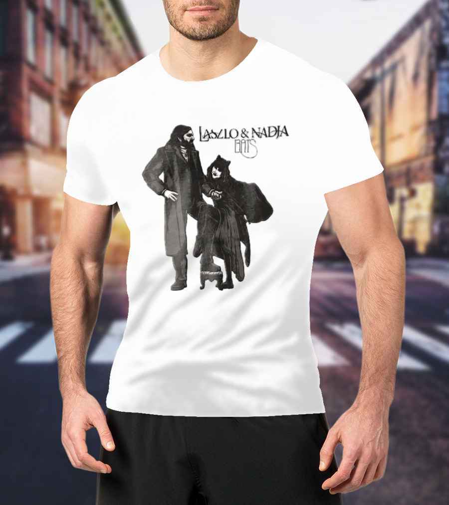 Laszlo And Nadja Bats Gothic Vampire Couple T-Shirt