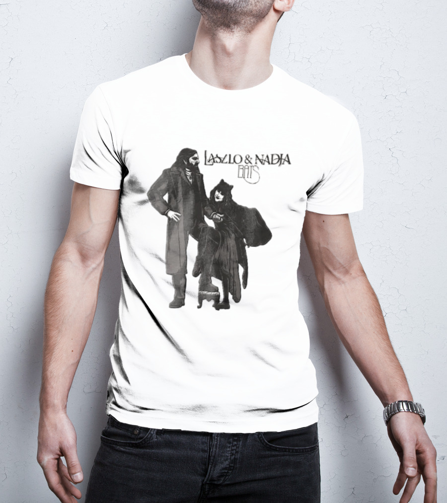 Laszlo And Nadja Bats Gothic Vampire Couple T-Shirt
